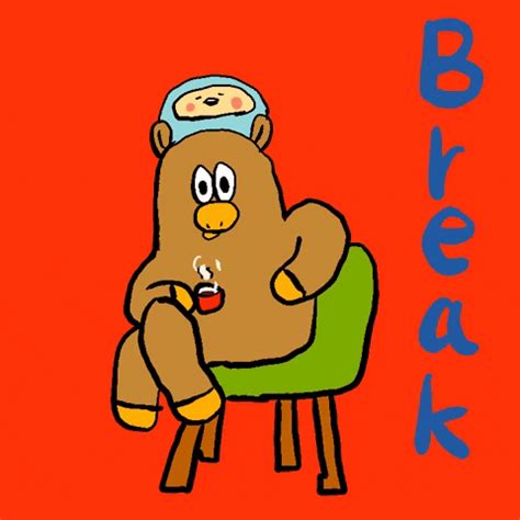 Break Time GIF by StickerGiant